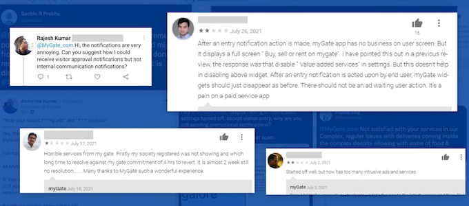 Community complaint screenshot 18