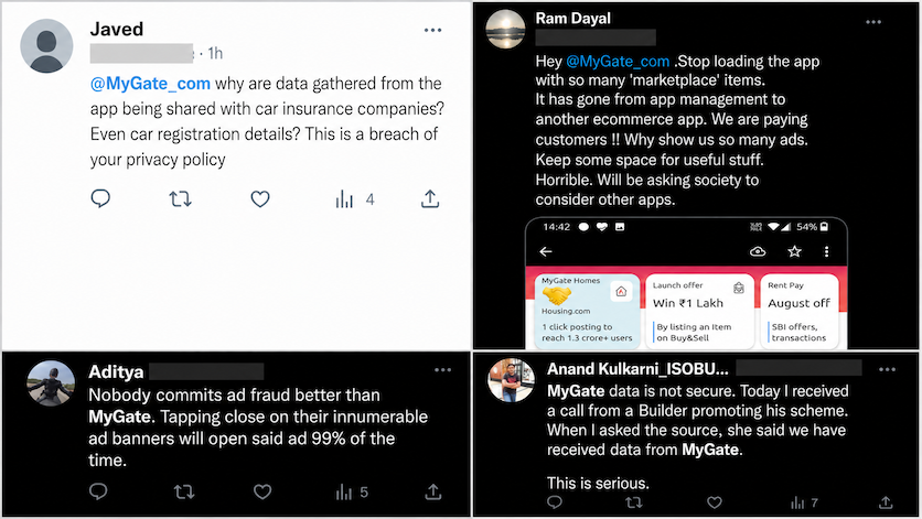 Community complaint screenshot 5